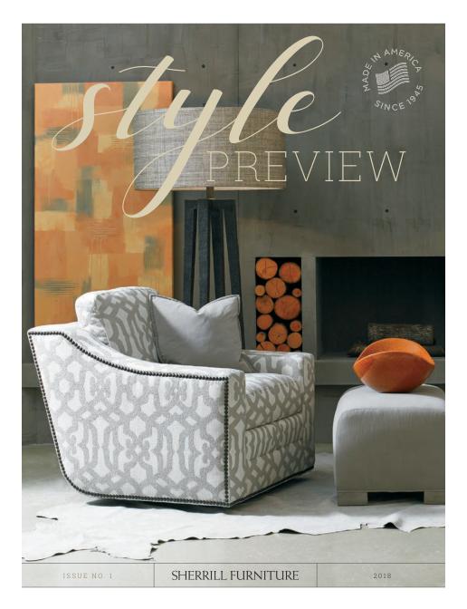 online magazine software - Sherrill Furniture & Occasional Lookbook, Issue 1